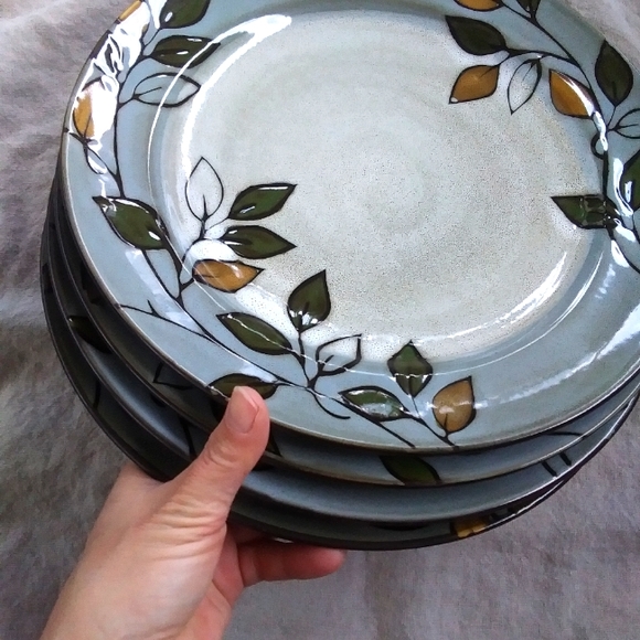 4 Gourmet Basics by Mikasa 11" dinner plates - Picture 4 of 4